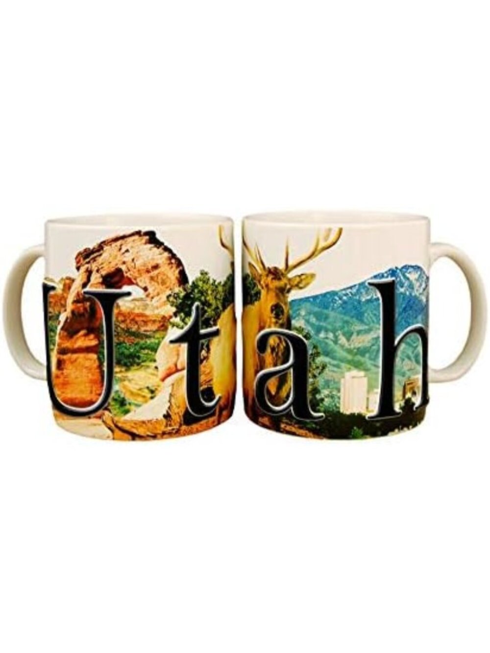 Color Relief 18oz Coffee Mug - Unique Utah Design, Perfect for Home & Gifts